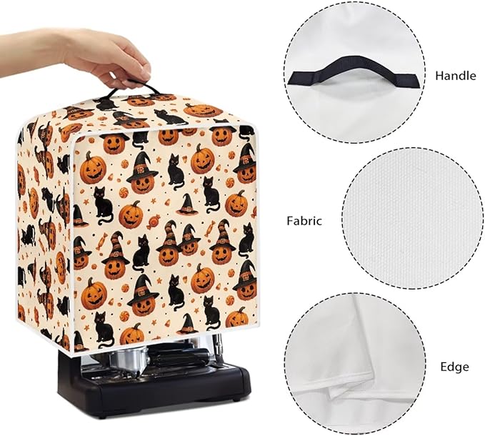 Halloween Coffee Maker Cover, Universal Waterproof Dustproof Coffee Machine - Image 5