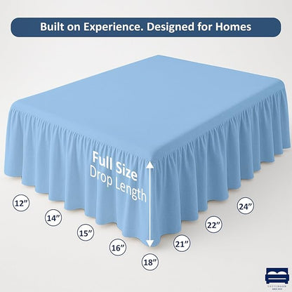 Cottingon Bed Skirt Full 21" Drop - Image 5