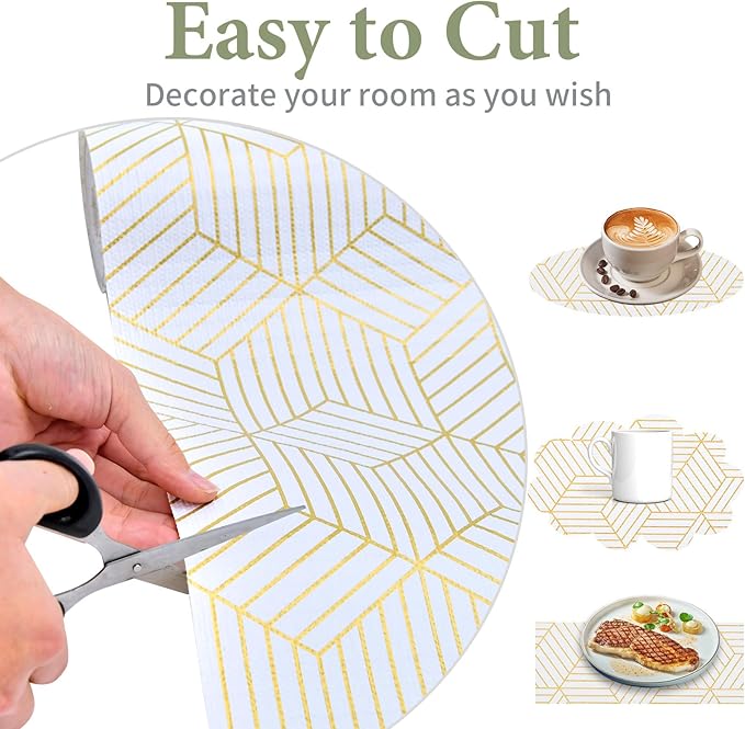 Shelf Liners for Kitchen Cabinets 12in x 40FT, Non Adhesive Cabinet Liner - Image 7