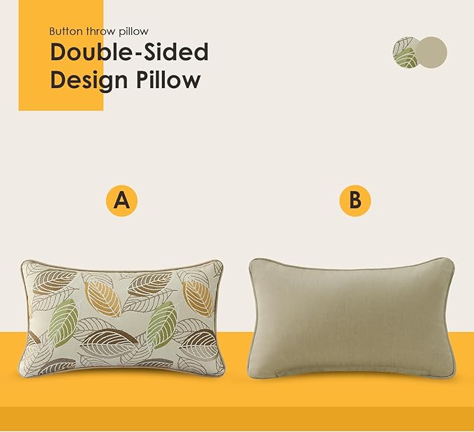 Outdoor Sunbrella Decorative Pillows Pack of 4, Momento Spring - Image 4