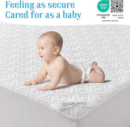 BEDLORE Waterproof Mattress Protector, Twin Size Mattress Pad - Image 7