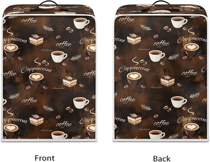Mumeson Coffee Maker Cover Stand Mixer or Coffee Maker Appliance Dust and - Image 4