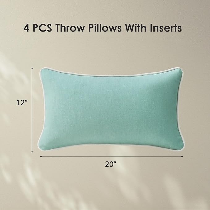 Decorative Outdoor Water Repellent Throw Pillows - Image 7