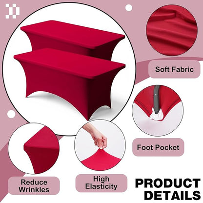 Trlyc 2 Pack 8FT Spandex Table Cloth - Image 3