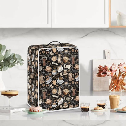 Coffee Maker Cover for Kitchen Counter, Washable Foldable Kitchen Appliance - Image 3