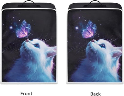 Mumeson Butterfly Cat Coffee Maker Cover Dust Resistant Home Kitchen Appliance - Image 2