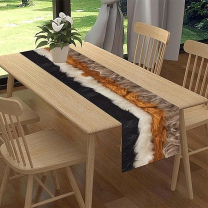 Western Cow Print Table Runner - Image 2