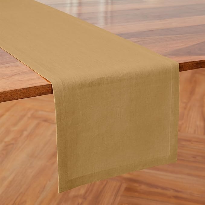 Solino Home Linen Table Runner 48 Inches by SolinoHome