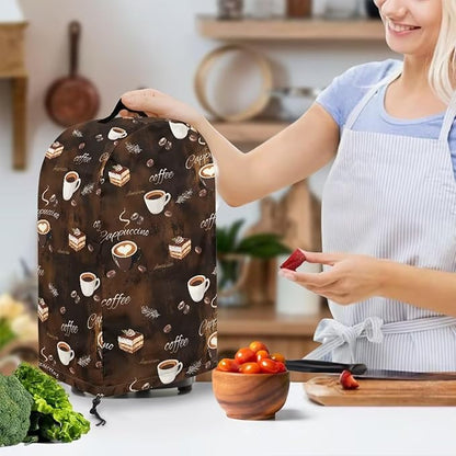 Coffee Cake Blender Dust Cover, Stand Mixer or Coffee Maker Appliance Covers - Image 3