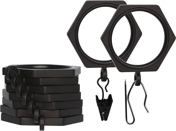 BlastHome® Luxury Curtain Rings by BlastHome
