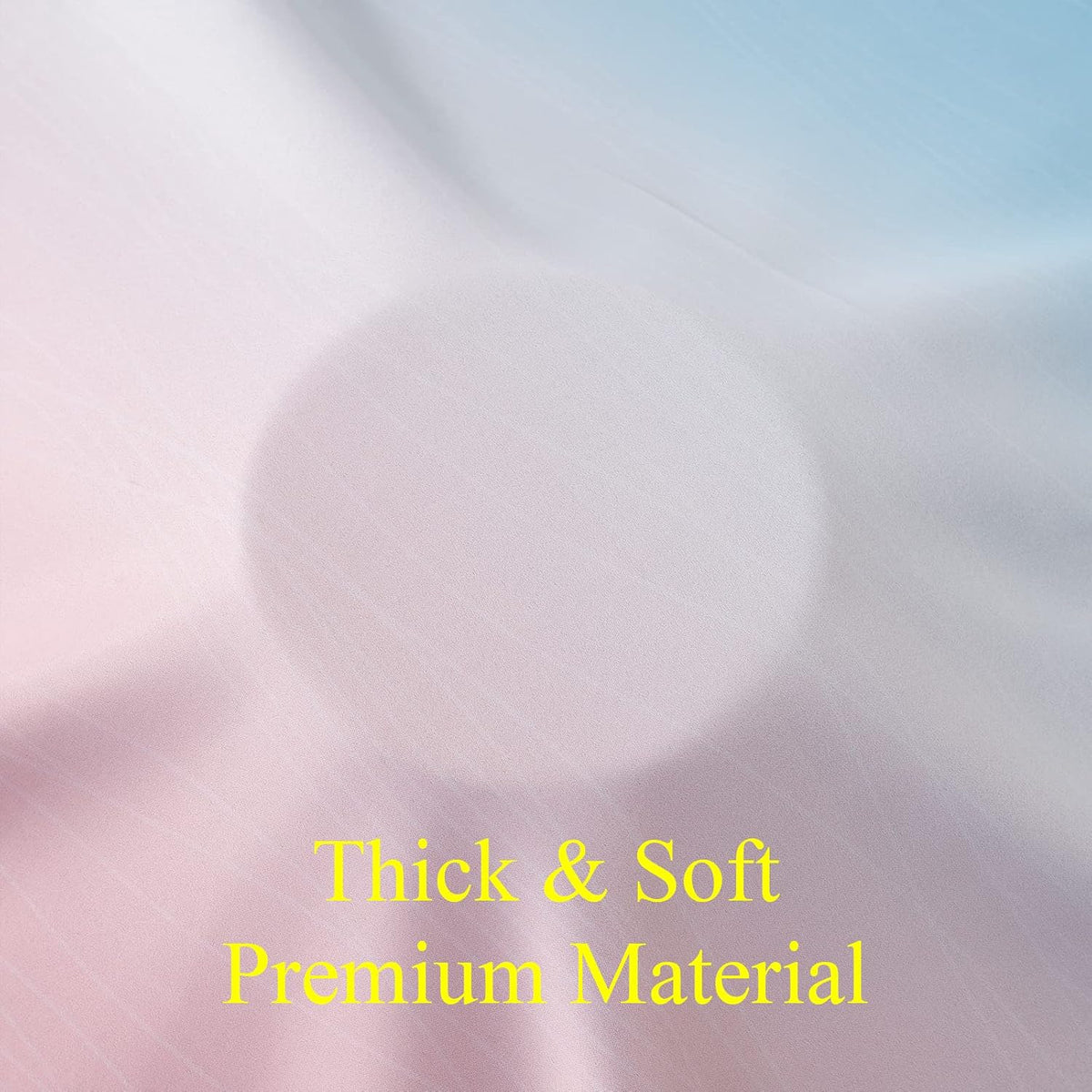 estelar textiler pink and blue ombre curtains for, front angle view
