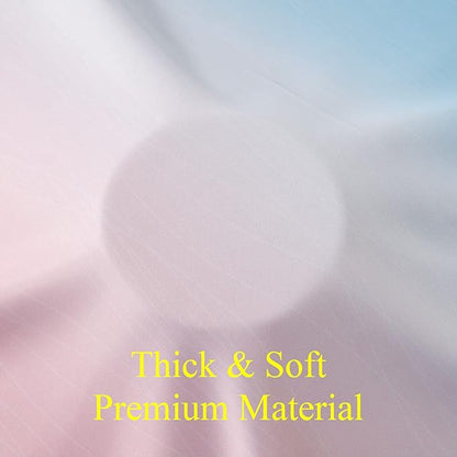 Estelar Textiler Pink and Blue Curtains 63 Inch Length 2 Panels, Ombre Total - Image 8
