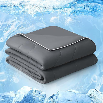 EASELAND Cooling Comforter King, Cold Touch Fabric Absorbs Body Heat, by EASELAND