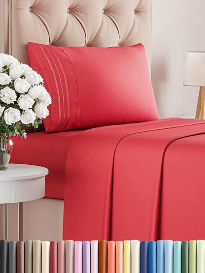 Twin XL Size 3 Piece Sheet Set by CGKUnlimited