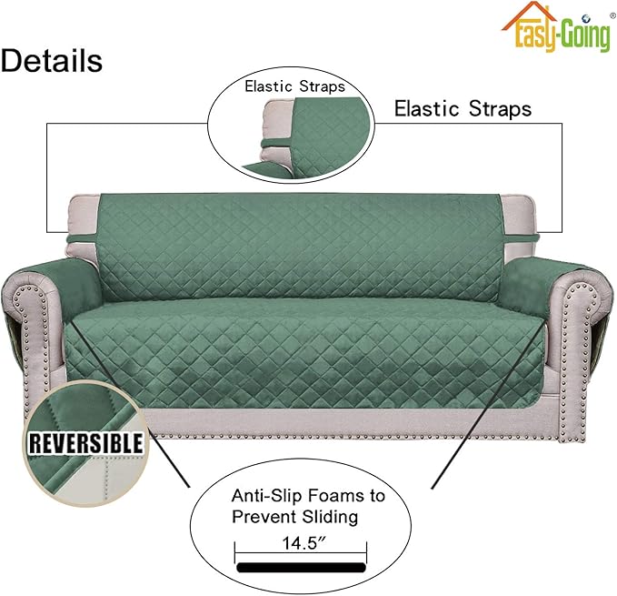 Easy-Going Reversible Oversized Couch Cover - Image 3