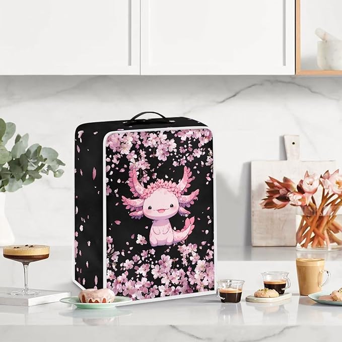 Mumeson Axolotl Coffee Maker Cover Blender Cover Coffee Maker Cover Cloth Cover - Image 2