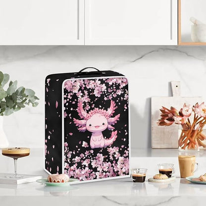 Mumeson Axolotl Coffee Maker Cover Blender Cover Coffee Maker Cover Cloth Cover - Image 2