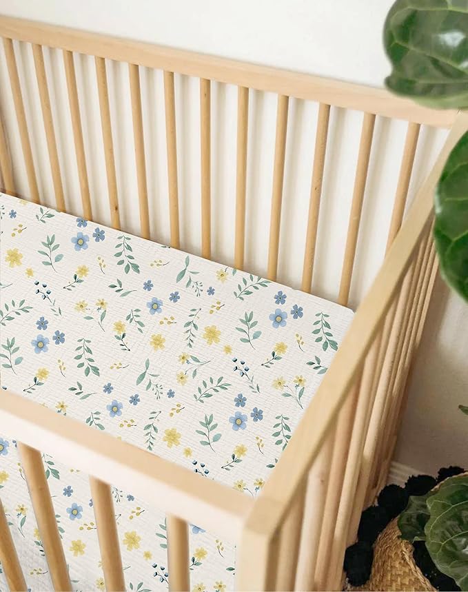 Bassinet Sheet for Baby Boy and Girl 2 Pack, Fitted Sheets for Rectangle - Image 7