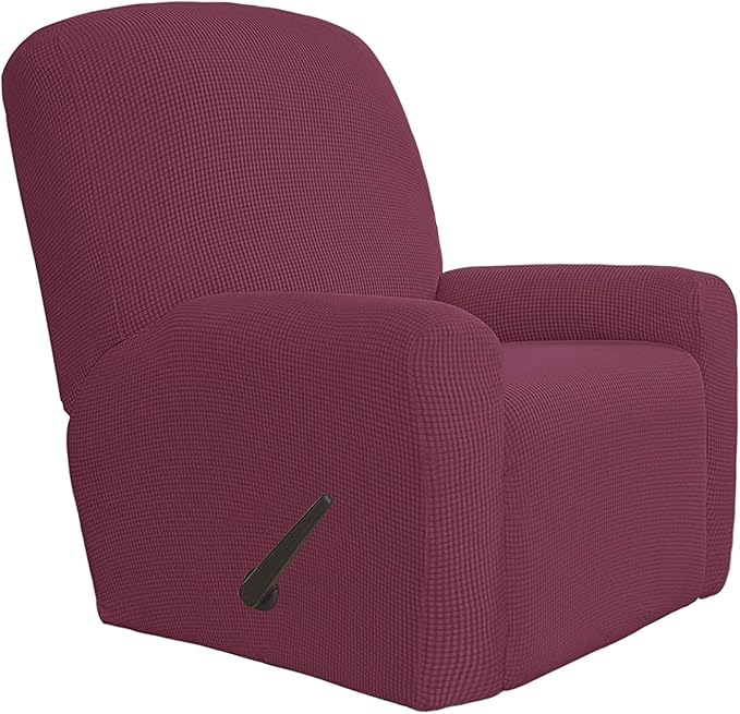 Easy-Going 4 Pieces Oversized Recliner Stretch Sofa Slipcover Sofa Cover by Easy-Going