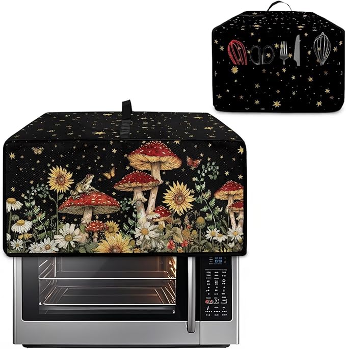 Microwave Oven Dust Cover Waterproof Toaster Oven Cover Foldable - Image 2