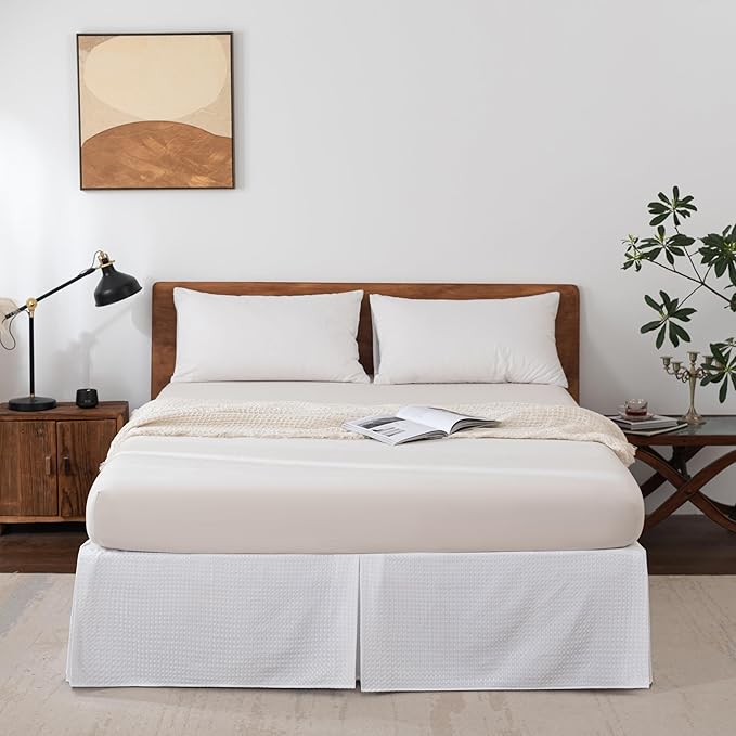 King Bed Skirt, Wrap Around Bed Skirt - Image 7
