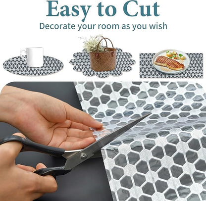 Drawer and Shelf Liner for Kitchen Cabinet: 17 in X 20 Ft Non Slip Waterproof - Image 6