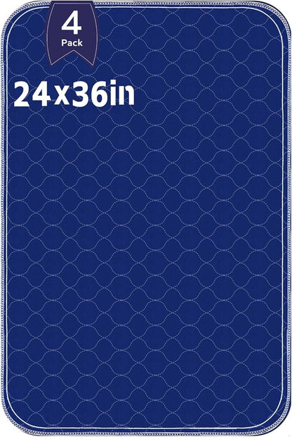 Waterproof Pads for Bed 24x36 Inch, Heavy Absorbency Incontinence Pads for Bed - Image 3
