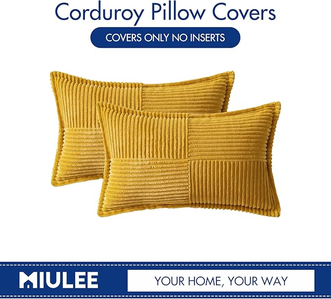 MIULEE Decorative Lumbar Throw Pillow Covers - Image 6