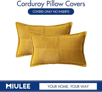 MIULEE Decorative Lumbar Throw Pillow Covers - Image 6