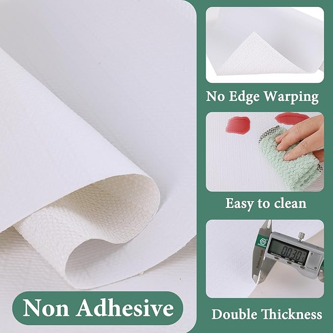 Drawer and Shelf Liner for Kitchen Cabinet: 23 in X 30 Ft Non Slip Waterproof - Image 3