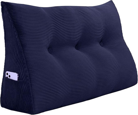 WOWMAX Triangular Headboard Pillow Twin Bed Wedge Pillow by WOWMAX