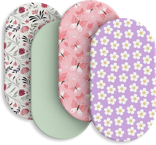 Baby Bassinet Sheets for Baby Boy Girls, Baby Delight, Angelbliss by Unknown