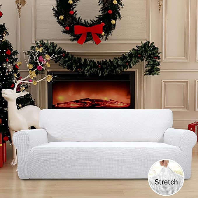 Easy-Going Stretch Sofa Slipcover 1-Piece Sofa Cover Furniture Protector Couch - Image 2