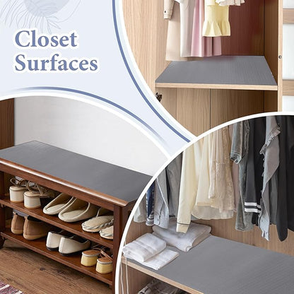 Drawer and Shelf Liner for Kitchen Cabinet: 12 in X 30 Ft Non Slip Waterproof - Image 7
