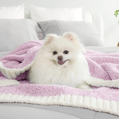 Snuggle Sac Bedding Blanket Light Purple Twin Size, Super Soft Warm Cozy - Image 6