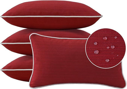 Decorative Outdoor Water Repellent Throw Pillows by Unimatta