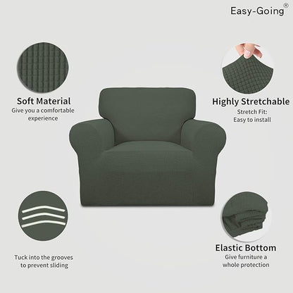 Easy-Going Stretch Chair Sofa Slipcover 1-Piece Couch Sofa Cover Furniture - Image 3
