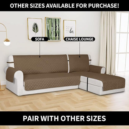 Easy-Going Reversible Chaise Lounge Couch Cover Water Resistant Sofa Cover - Image 2
