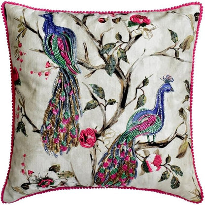 The HomeCentric King/Queen/Twin Pink & Purple Decorative Queen 74"x18" Bed - Image 5