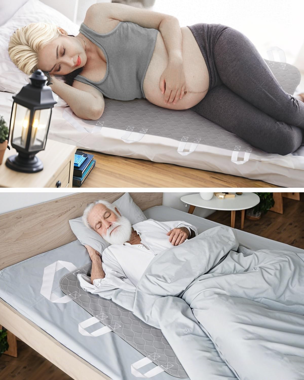 positioning bed pad with handles, 8 sturdy handle, package contents
