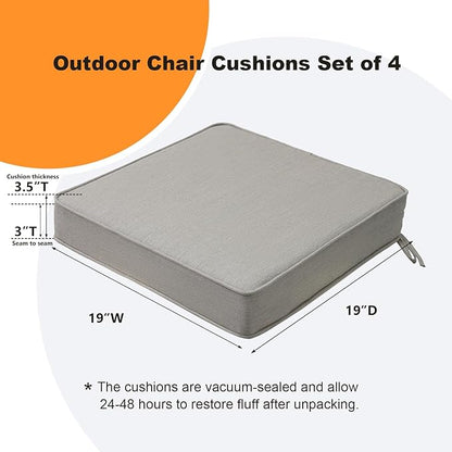 Sunbrella Square Corner Seat Cushions, Indoor Outdoor Water Repellent Universal - Image 6