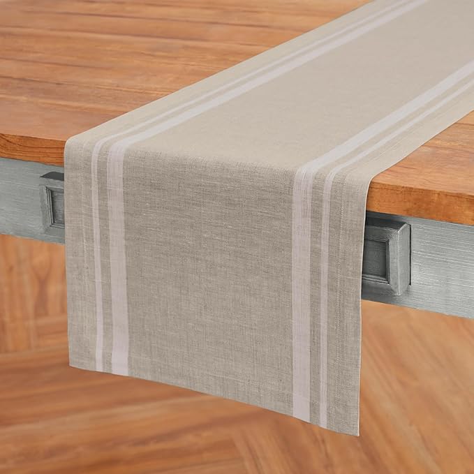 Solino Home Linen Table Runner 120 Inches Long - Image 2