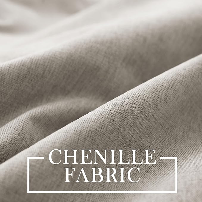 Macochico 100% Blackout Chenille Curtains - Image 3