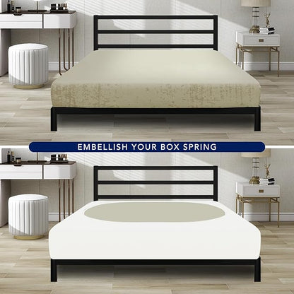 PureFit Stretchy Box Spring Cover King - Image 4