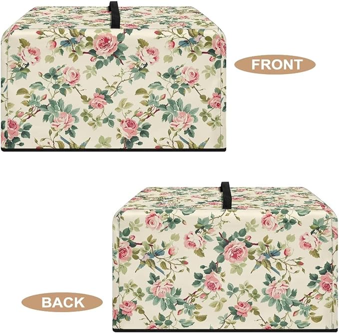 Microwave Cover, Rose Microwave Dust Cover Waterproof Microwaves Oven Covers - Image 5
