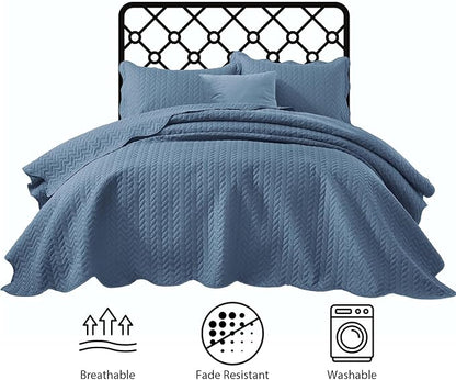 IR Imperial Rooms King Quilt Bedding Set Size + 2 Pillow Shams - Image 9