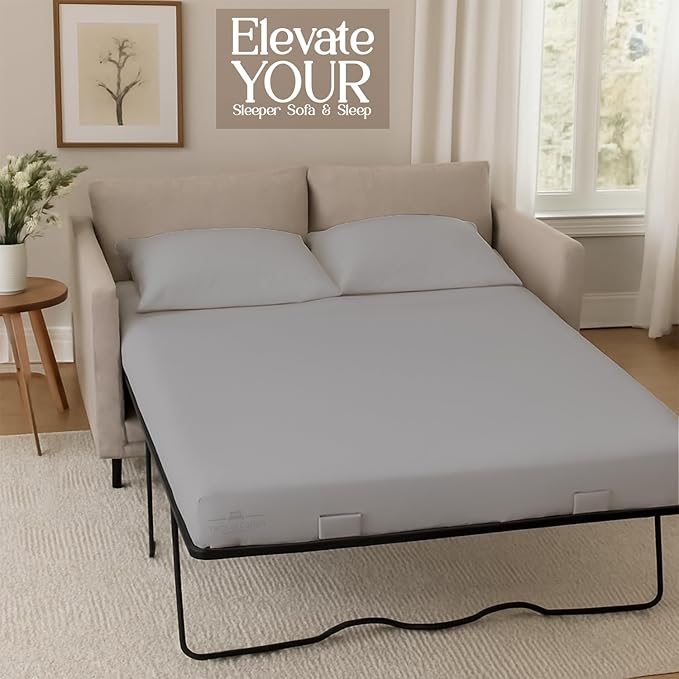 Sleeper Sofa 4 Piece Bed Sheet Set Premium Quality 100% Cotton 500 Thread Count - Image 4