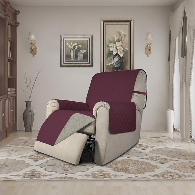 Easy-Going Recliner Sofa Slipcover Reversible Sofa Cover Water Resistant Couch - Image 2