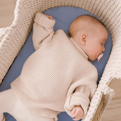 Yoofoss Bassinet Sheets for Baby, Baby Delight, Angelbliss, Soft Breathable - Image 4