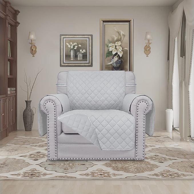 Easy-Going Chair Sofa Slipcover Reversible Sofa Cover Water Resistant Couch - Image 2